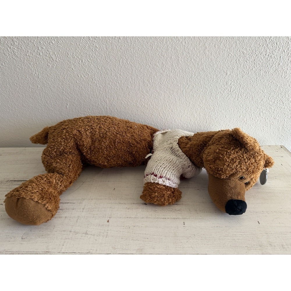 RARE HTF VTG Princess Soft Toys LONGFELLOW Bear 18" Beanbag Paws Plush Toy 2000